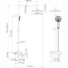 Душевая система 225 мм WASSERKRAFT MINDEL A18501