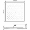 Душевой комплект 250 мм WASSERKRAFT GLAN A66181