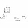 Душевой комплект 250 мм WASSERKRAFT GLAN A66181