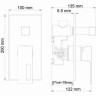 Душевой комплект 400 мм WASSERKRAFT A16590