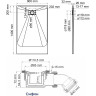Душевой поддон WASSERKRAFT MAIN 41T36