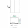 Душевой уголок WASSERKRAFT DILL 61S37 140х100 см