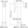 Гигиенический душ WASSERKRAFT A214