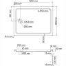 Поддон для душа WASSERKRAFT AMPER 29T 120x90 см 29T07