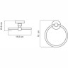 Полотенцедержатель WASSERKRAFT NAU K-7760