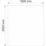 Шторка для ванной WASSERKRAFT VILS SC-10201