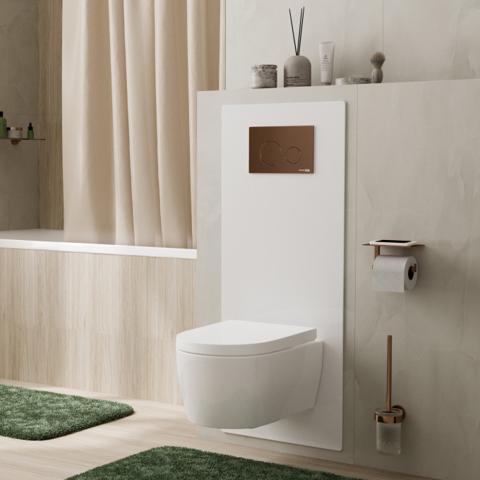 Система инсталляции для унитазов WASSERKRAFT ABENS 20TLT.010.ME.WH.RG03