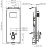 Система инсталляции для унитазов WASSERKRAFT SALM 27TLT.010.ME.WH.PG04