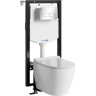 Система инсталляции с унитазом WASSERKRAFT VILS 56TLT.010.ME.BN03.H002