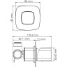 Смеситель для душа WASSERKRAFT NAAB 8652