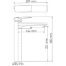 Смеситель для раковины WASSERKRAFT WIESE 8403H