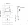 Смывной бачок скрытого монтажа WASSERKRAFT ALLER 10 10TLT.031.ME.WM04