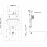 Встраиваемый смывной бачок WASSERKRAFT ALLER 10TLT.031.ME.CH03